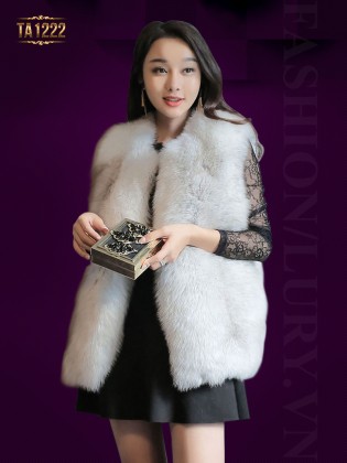 Áo khoác lông ghi-lê Hàn Quốc nhập khẩu cao cấp TA1222 (Màu khói)